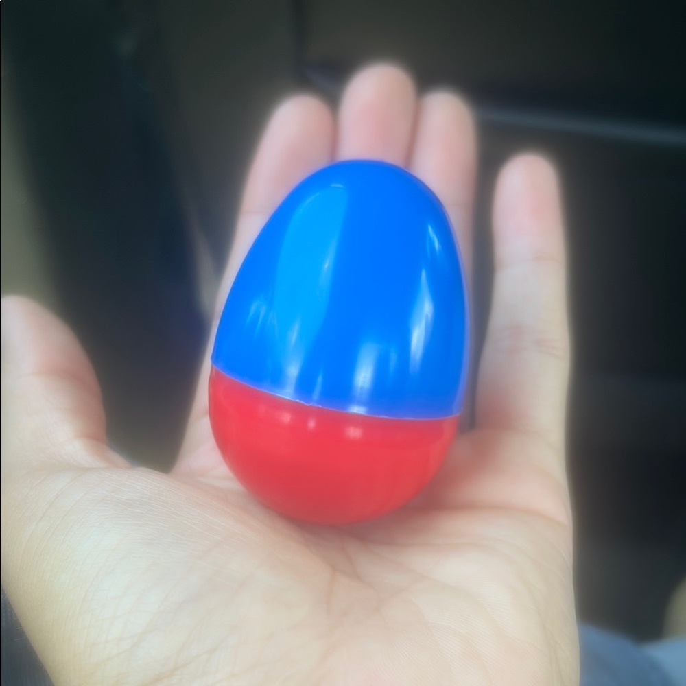 Blue and Red Egg